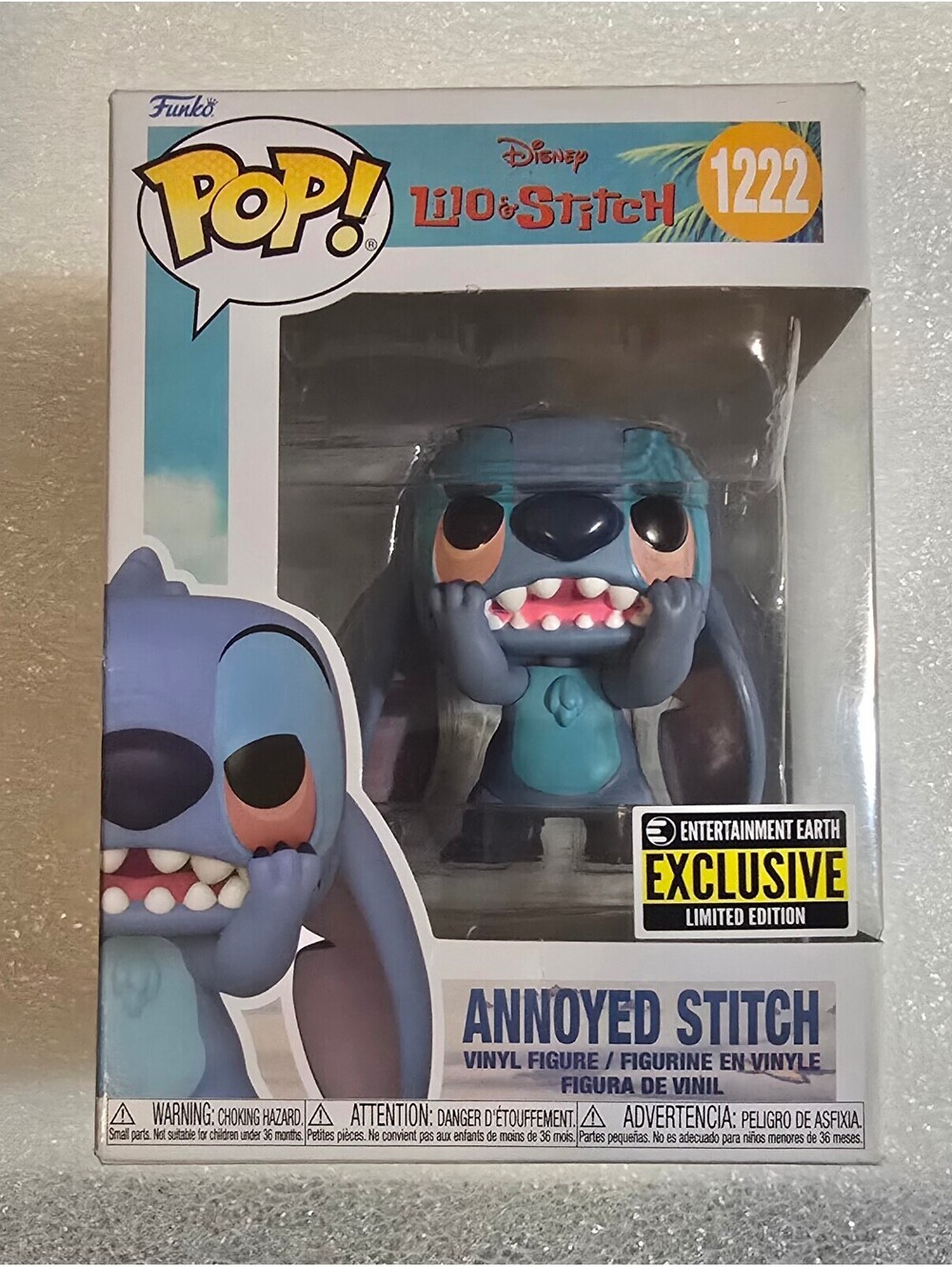 Funko Pop! Lilo & Stitch Disney 1222 Annoyed Stitch Vaulted